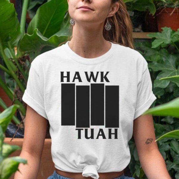 Josiahhughes hawk tuah black flag shirt