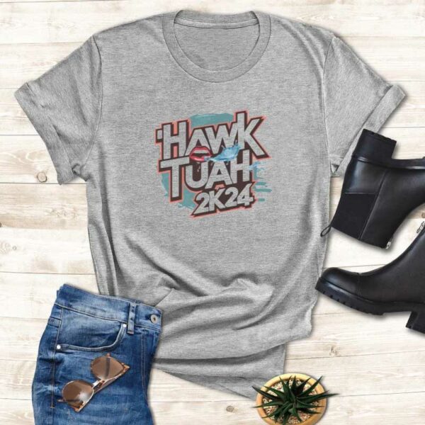 NEW Hawk Tuah Spit on that thing Graphic Print T-Shirt5