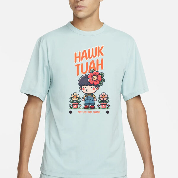 New Design Cute Hawk Tuah T-Shirt 2024