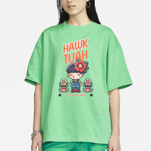 New Design Cute Hawk Tuah T-Shirt 2024s