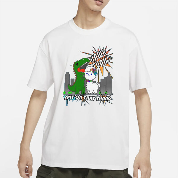 New Design Hawk Tuah Shirt - Funny Girl Spitting Meme Spit on That Thang T-Shirt