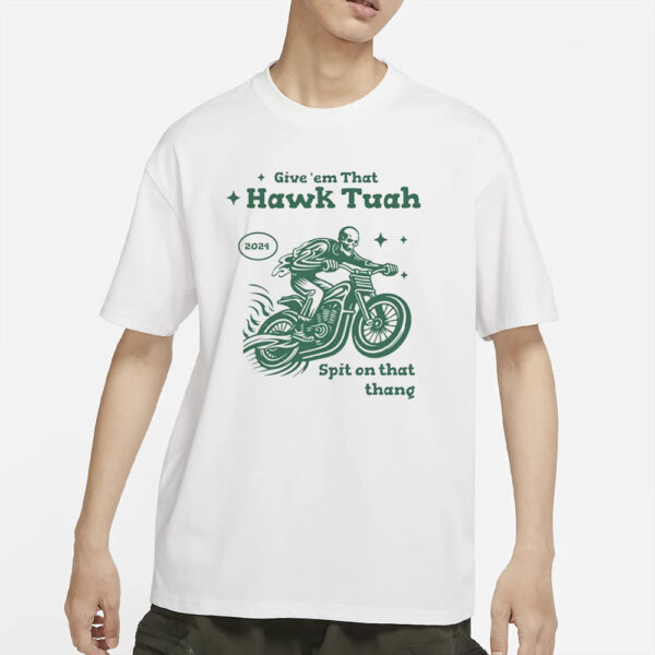 New Design funny Hawk Tuah 2024 T-Shirt, Tiktok Vital, Spit On That Thang