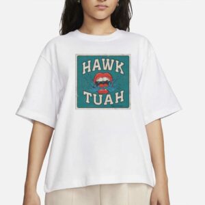 New Men's HAWK TUAH Spit on that thing Graphic Printed T-Shirt3