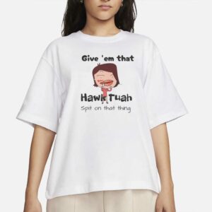 New Men's Hawk Tuah 2024 Spit on that thing Graphic Print T-Shirt Unisex