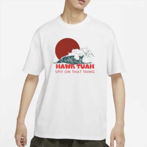 New Men's Hawk Tuah Graphic Print T-Shirt Unisex T-Shirts