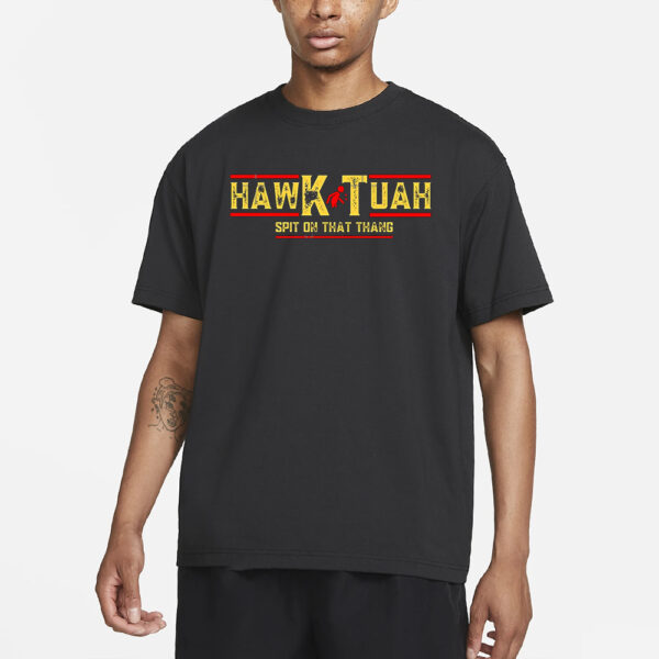 Offcial Hawk Tuah Spit on That Thang Design T-Shirt 20242