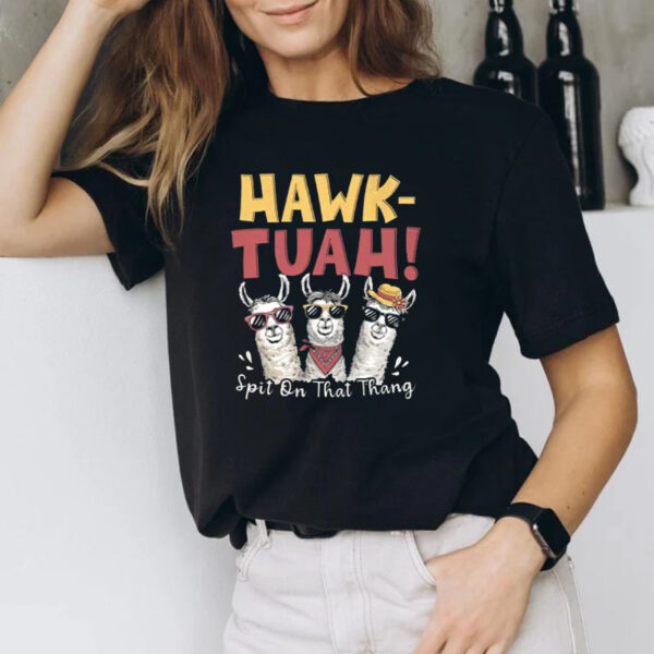 Official Hawk Tuah 24 Llamas Hot T-Shirt 20241