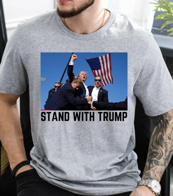 Stand With Trump Shirt, They Missed, Trump Rally Shirt