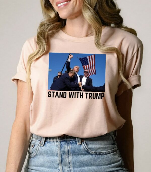 Stand With Trump Shirt, They Missed, Trump Rally TShirts