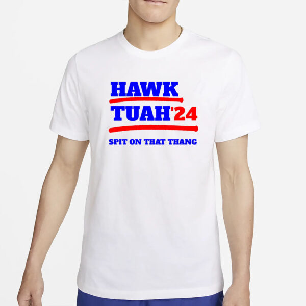 T-Shirt męski Hawk Tuah Spit on that Thang Tik Tok Girl