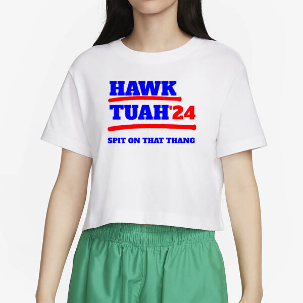 T-Shirt męski Hawk Tuah Spit on that Thang Tik Tok Girls