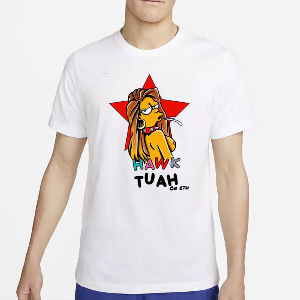 The Simpsons Hawk Tuah On Eth T-Shirt