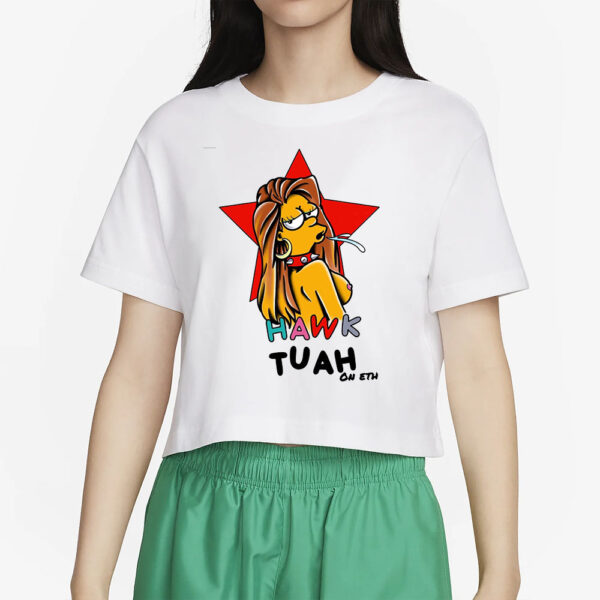 The Simpsons Hawk Tuah On Eth T-Shirts