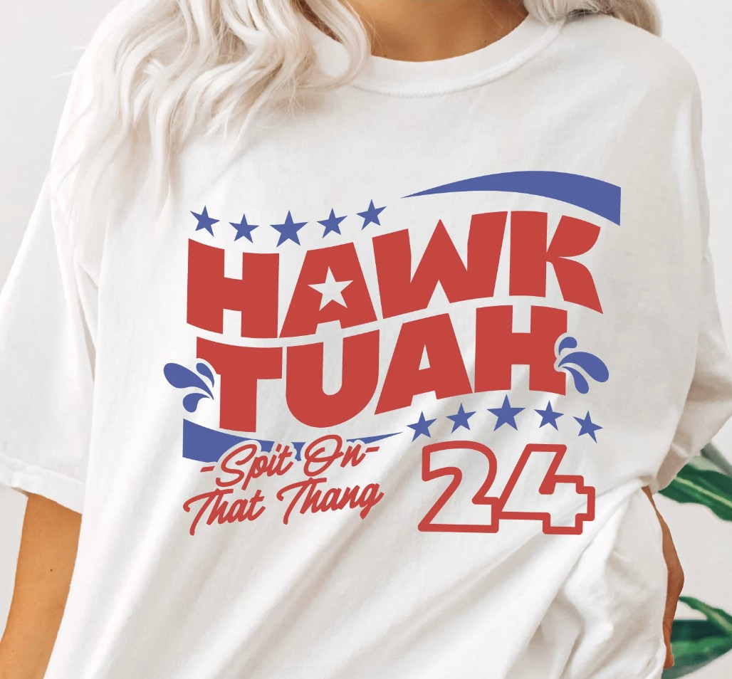 hawk tuah girl fired t-shirts