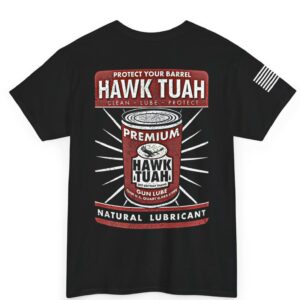 Hawk Tuah Gun Lube Unisex Black T-Shirts