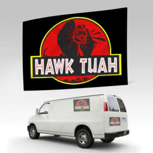 Hawk Tuah Spitting Dinosaur Car Magnets